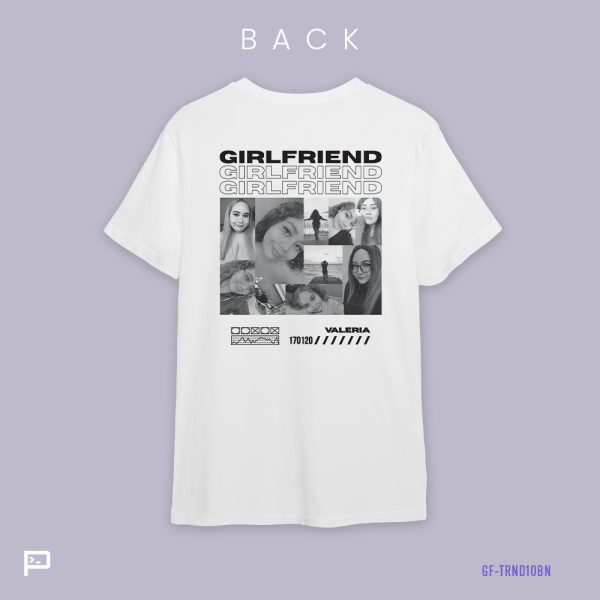 Playera Girlfriend Blanca